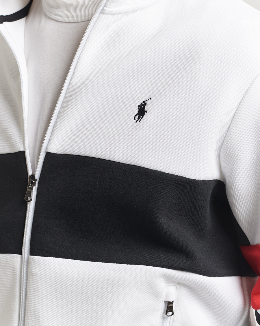 Heren | Truien | Polo Ralph Lauren | Striped Track Jacket Ceramic White/Multi