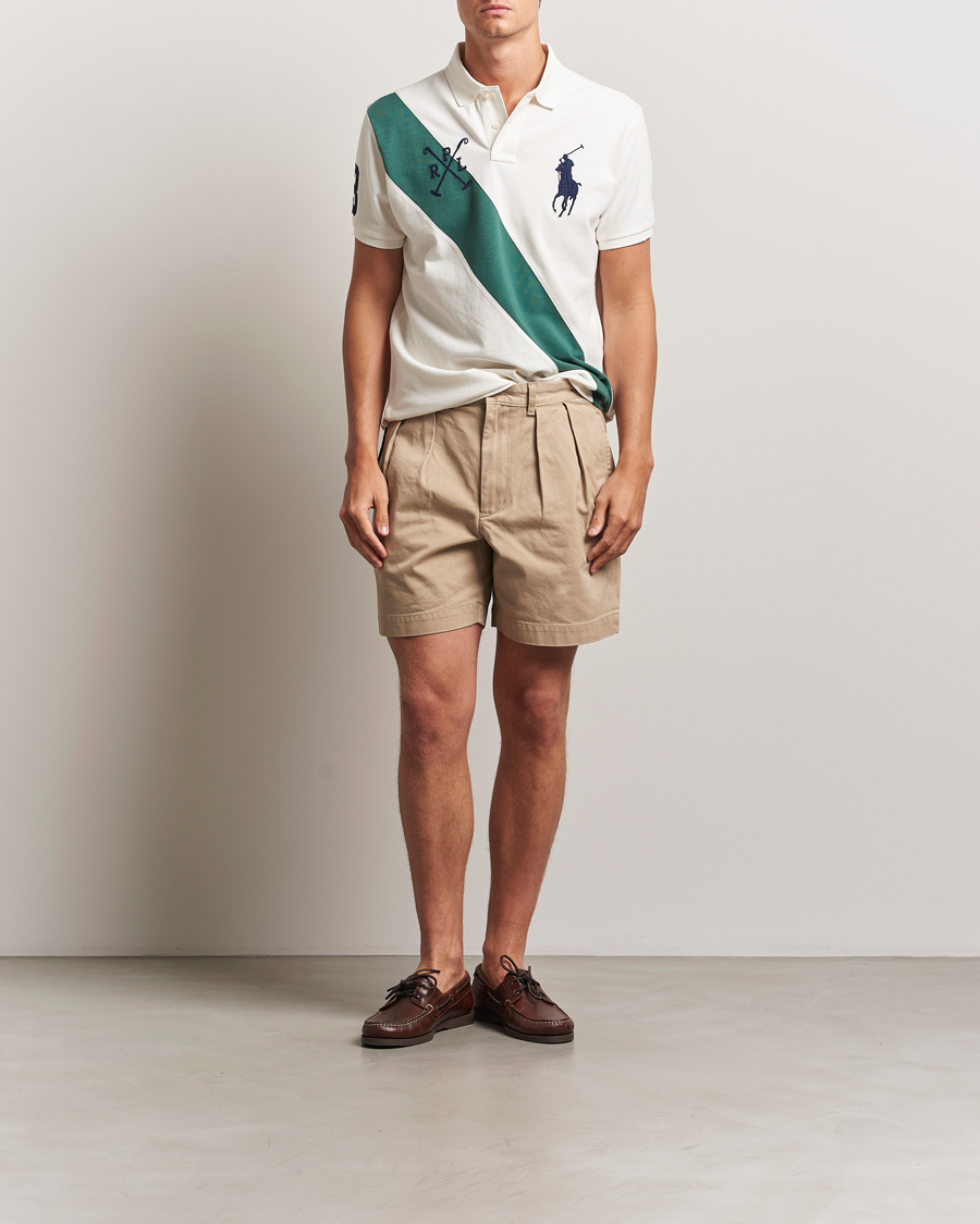 Heren | Polo's | Polo Ralph Lauren | Custom Slim Diagonal Stripe Polo Nevis/Washed Forest