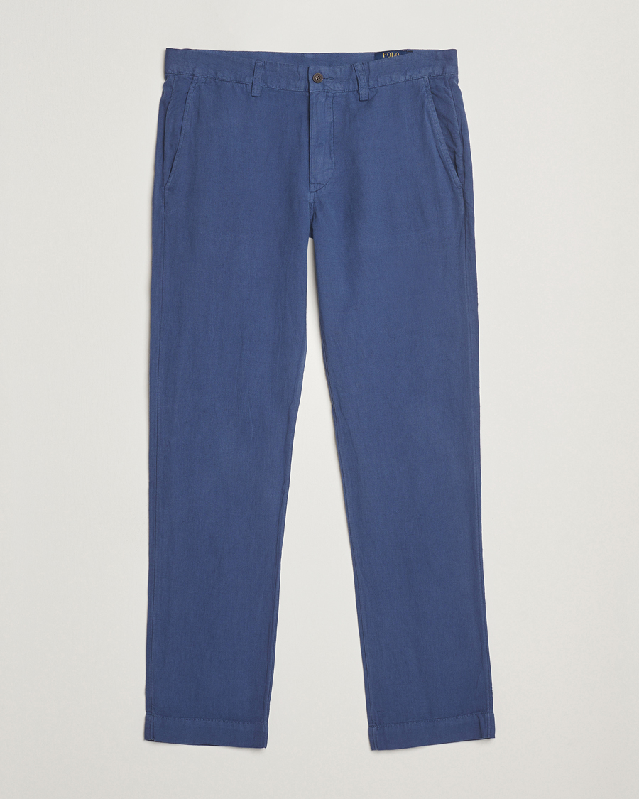 Heren | Broeken | Polo Ralph Lauren | Bedford Cotton/Linen Straight Fit Pants Old Royal