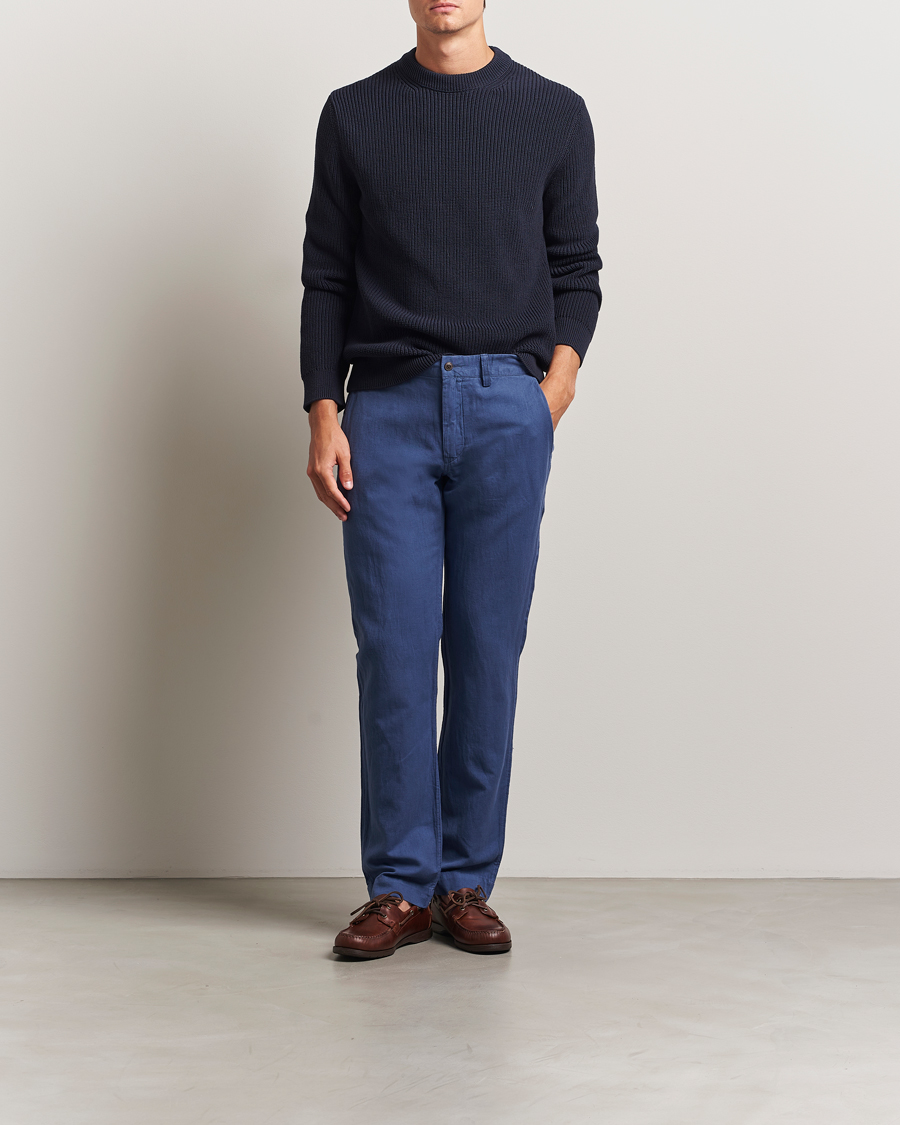 Heren | Broeken | Polo Ralph Lauren | Bedford Cotton/Linen Straight Fit Pants Old Royal