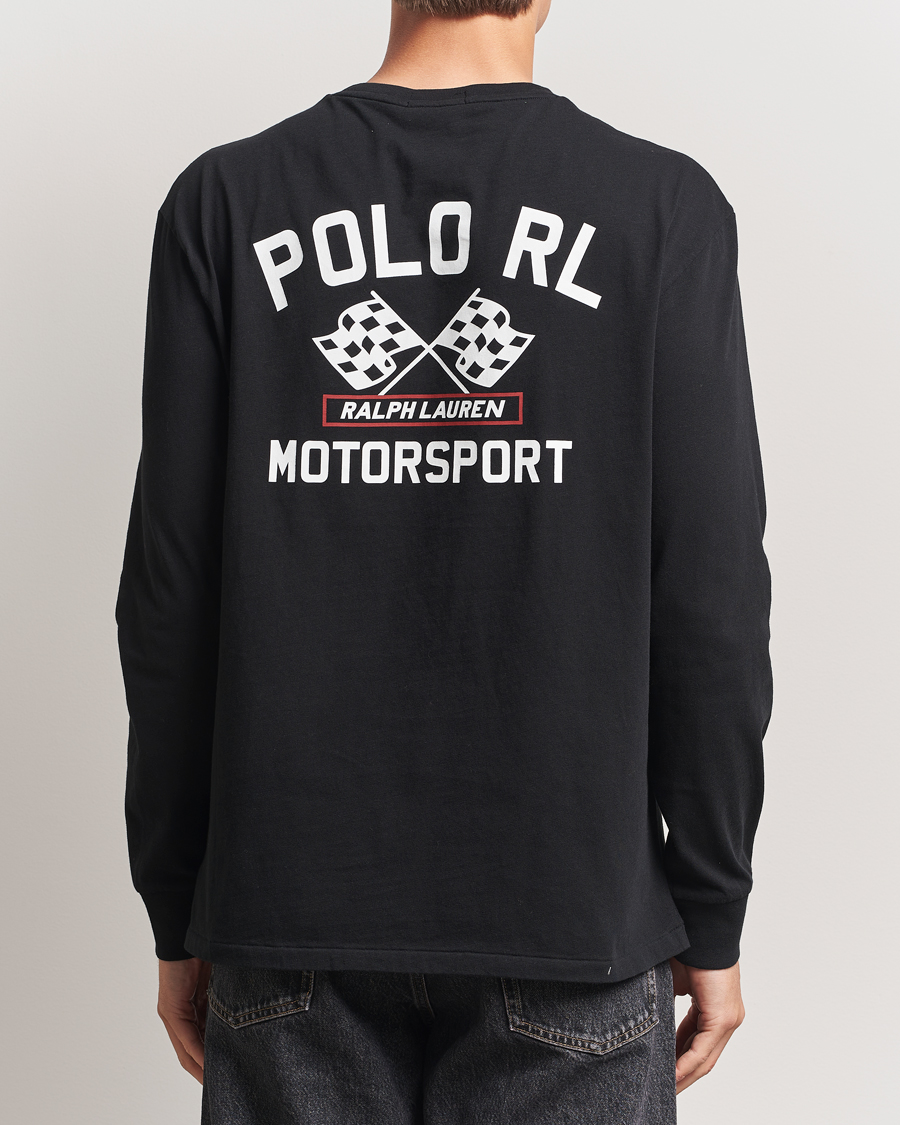 Heren | T-shirts | Polo Ralph Lauren | RL Motorsport Long Sleeve Tee Polo Black