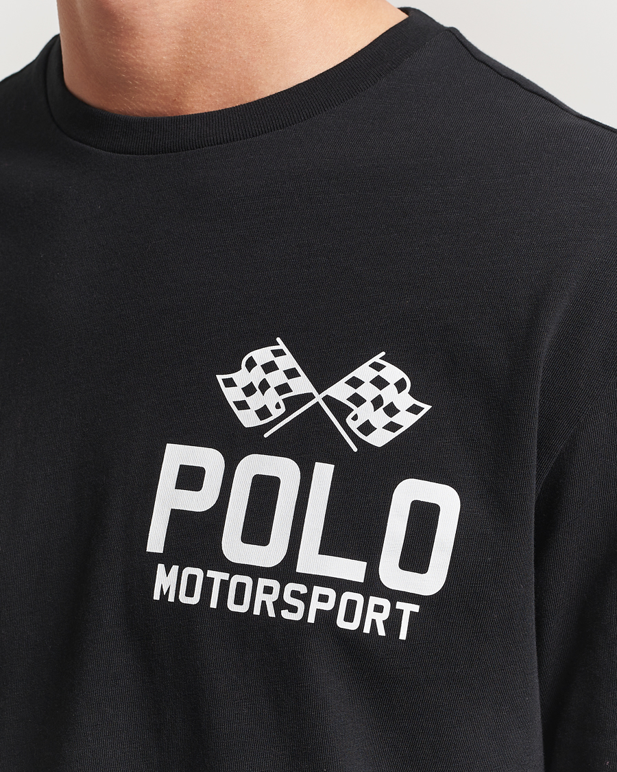 Heren | T-shirts | Polo Ralph Lauren | RL Motorsport Long Sleeve Tee Polo Black