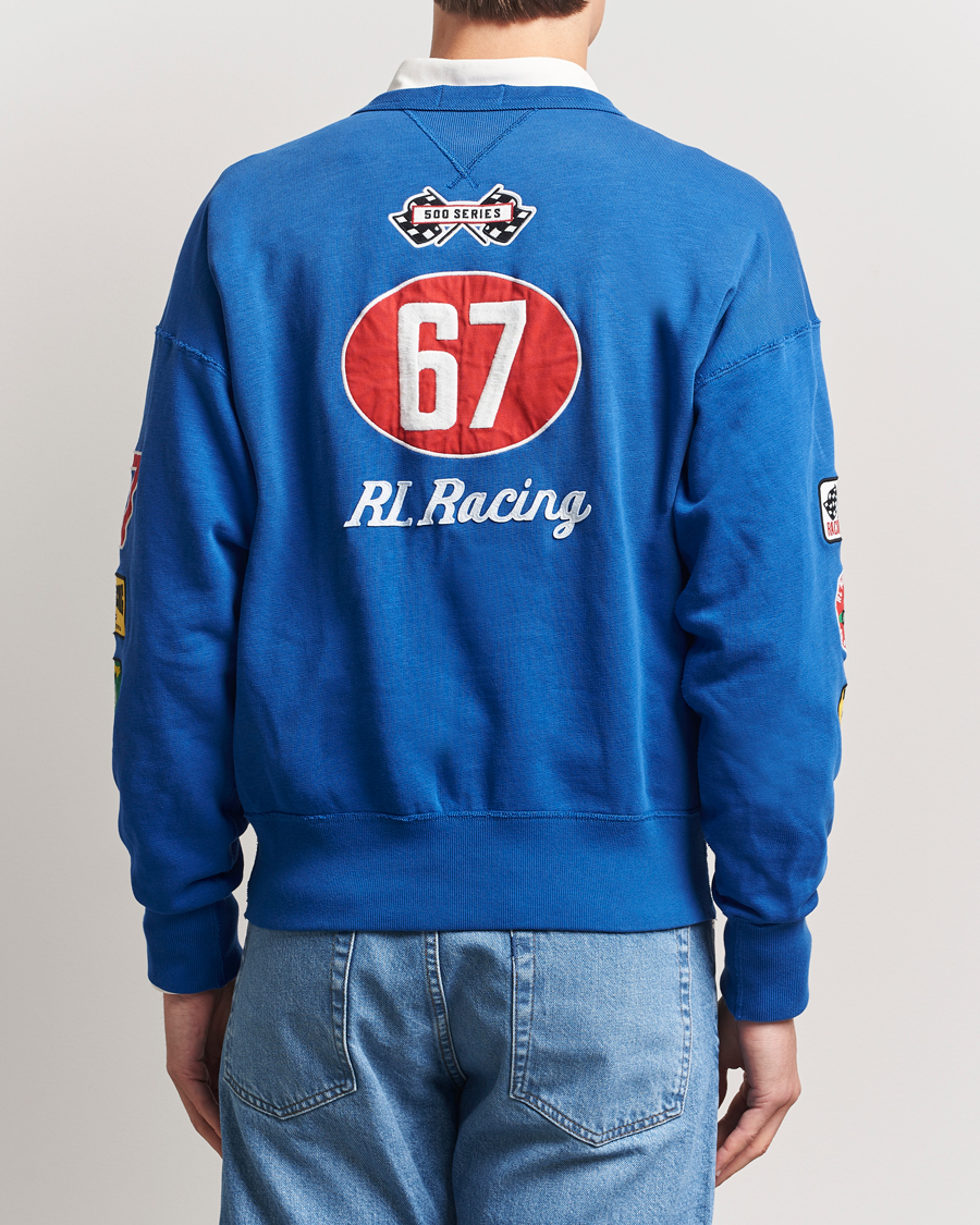 Heren | Truien | Polo Ralph Lauren | Vintage Fleece Motor Racing Sweatshirt Heritage Blue