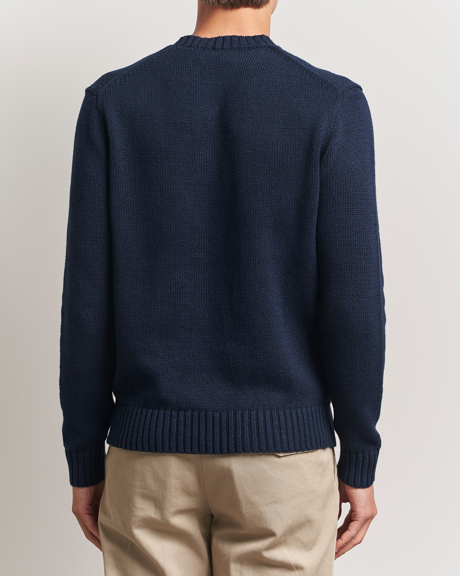 Heren | Truien | Polo Ralph Lauren | Linen/Cotton Bear Pullover Bear Navy