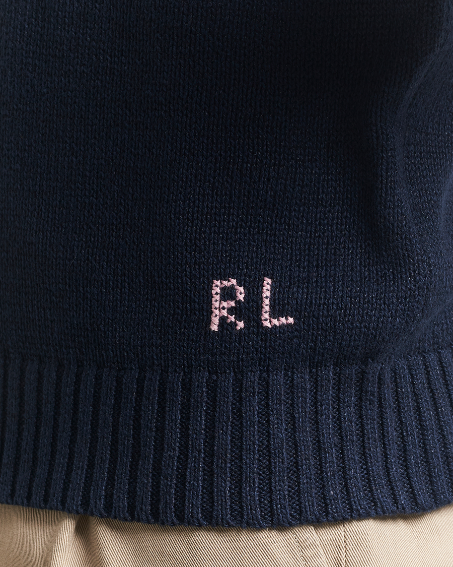 Heren | Truien | Polo Ralph Lauren | Linen/Cotton Bear Pullover Bear Navy