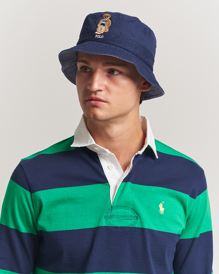 Heren | Polo Ralph Lauren Loft Bucket Bear Hat Newport Navy | Polo Ralph Lauren | Loft Bucket Bear Hat Newport Navy