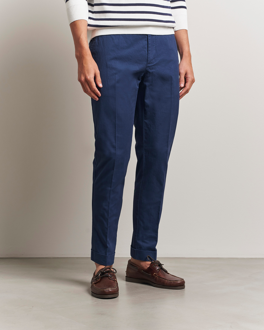 Heren | Broeken | Polo Ralph Lauren | Cotton Stretch Trousers Rustic Navy