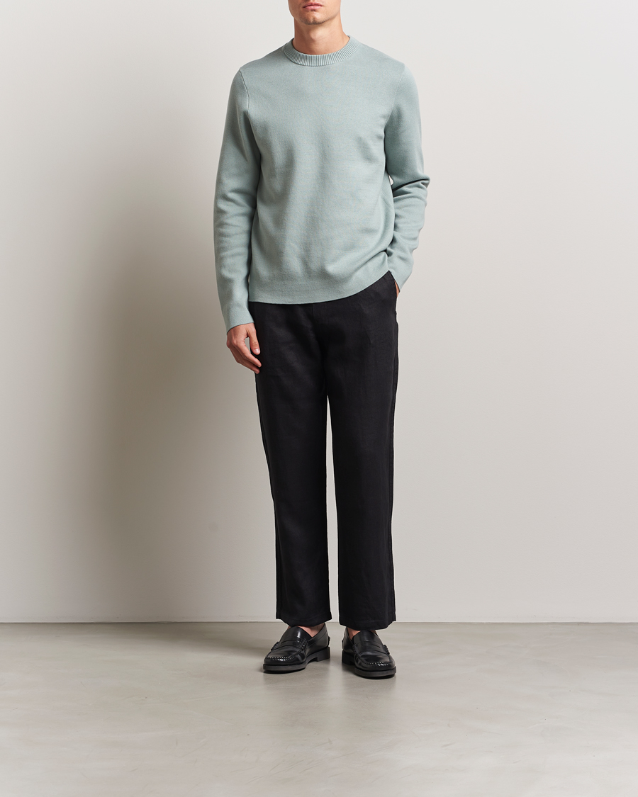 Heren | Broeken | Samsøe Samsøe | Jabari Linen Drawstring Trousers Black