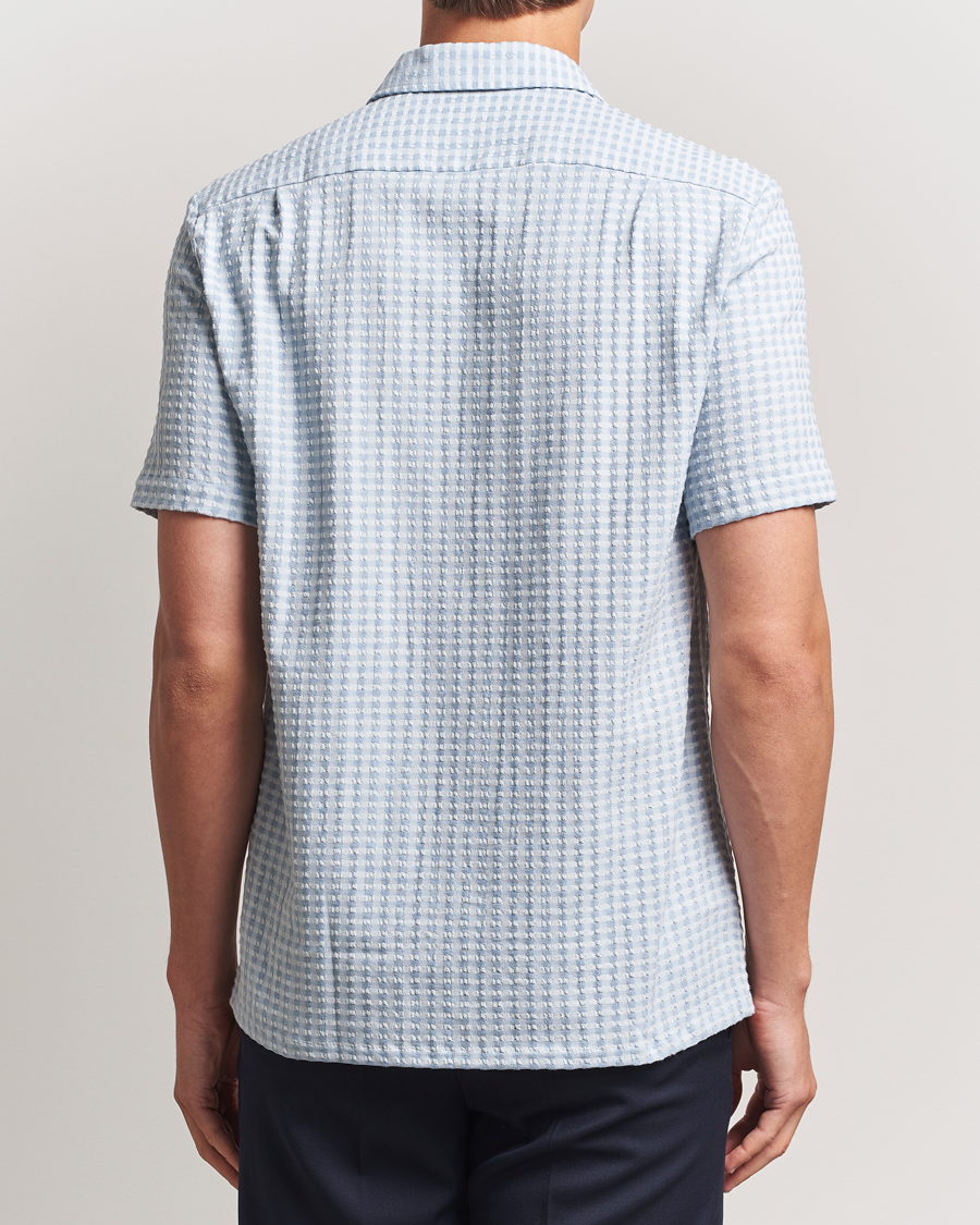 Heren | Overhemden | Samsøe Samsøe | Avan Structured Short Sleeve Shirt Gray Dawn