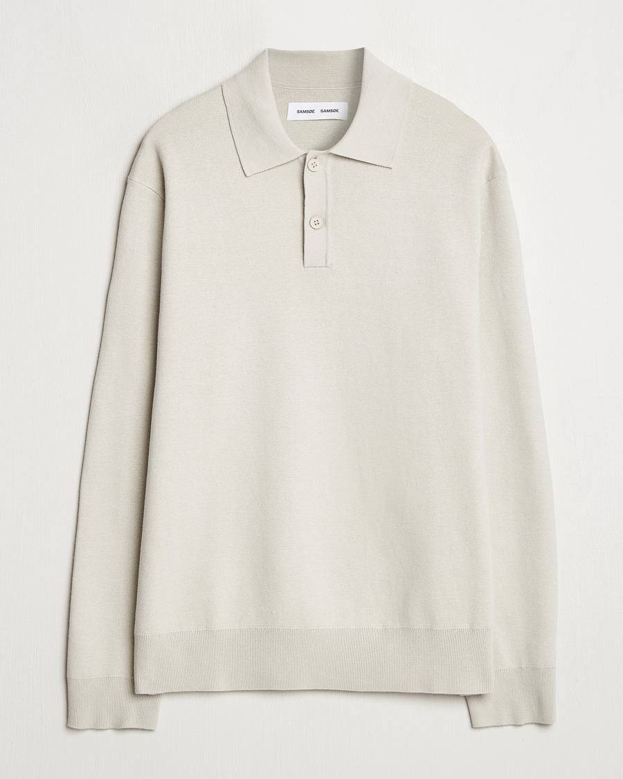 Heren | Truien | Samsøe Samsøe | Nino Knitted Polo Moonstruck