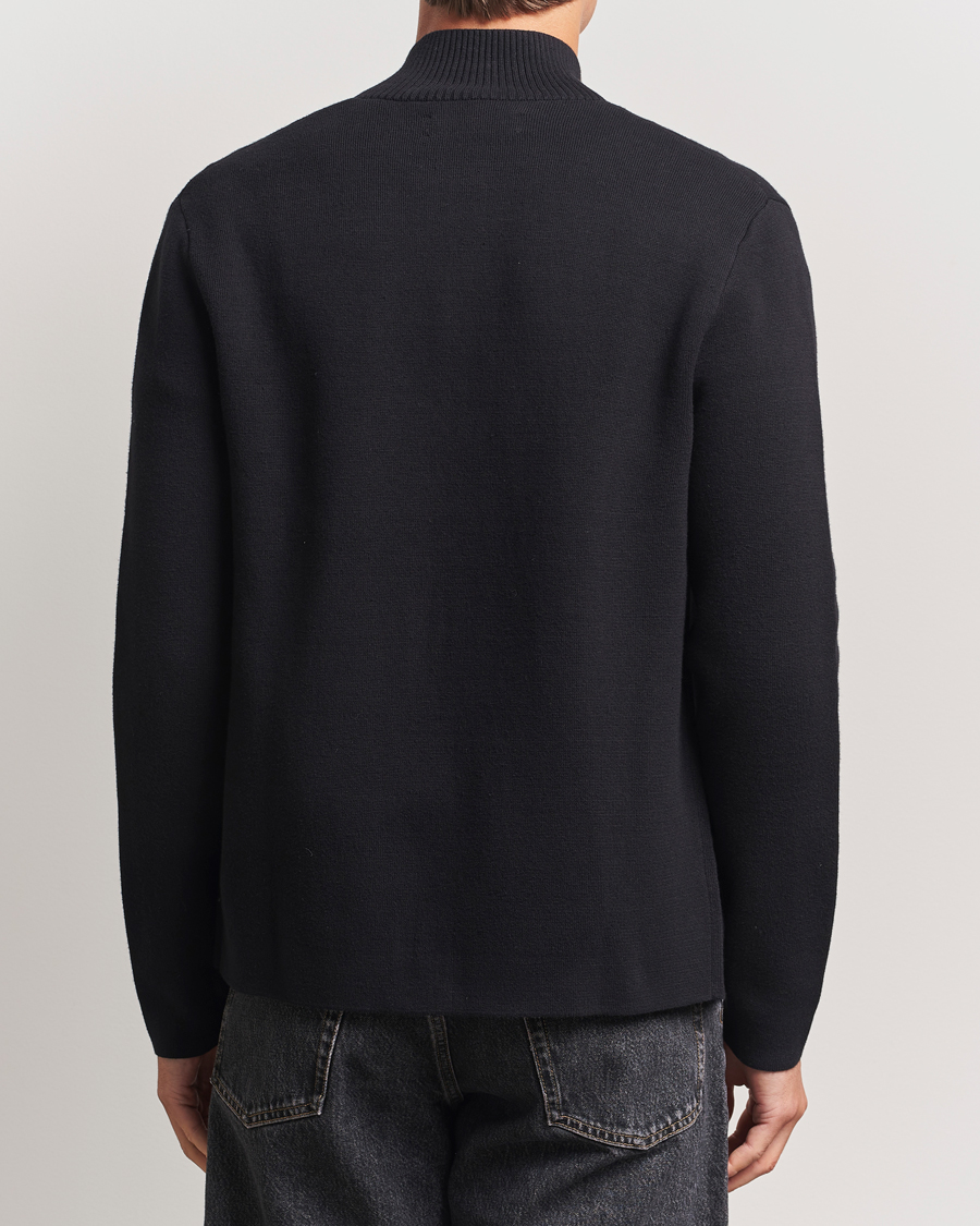 Heren | Truien | Samsøe Samsøe | Niklas Full Zip Sweater Black