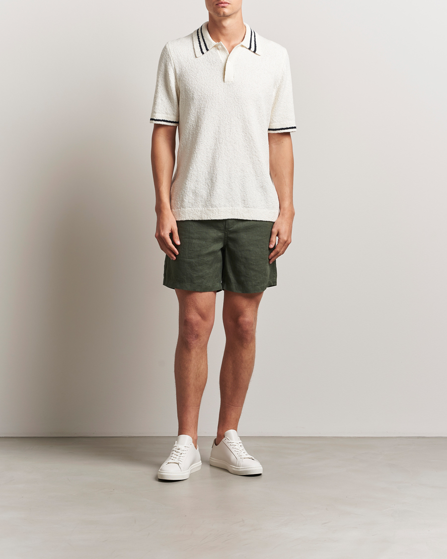 Heren | Polo's | Samsøe Samsøe | Pedro Tipped Knitted Polo Clear Cream