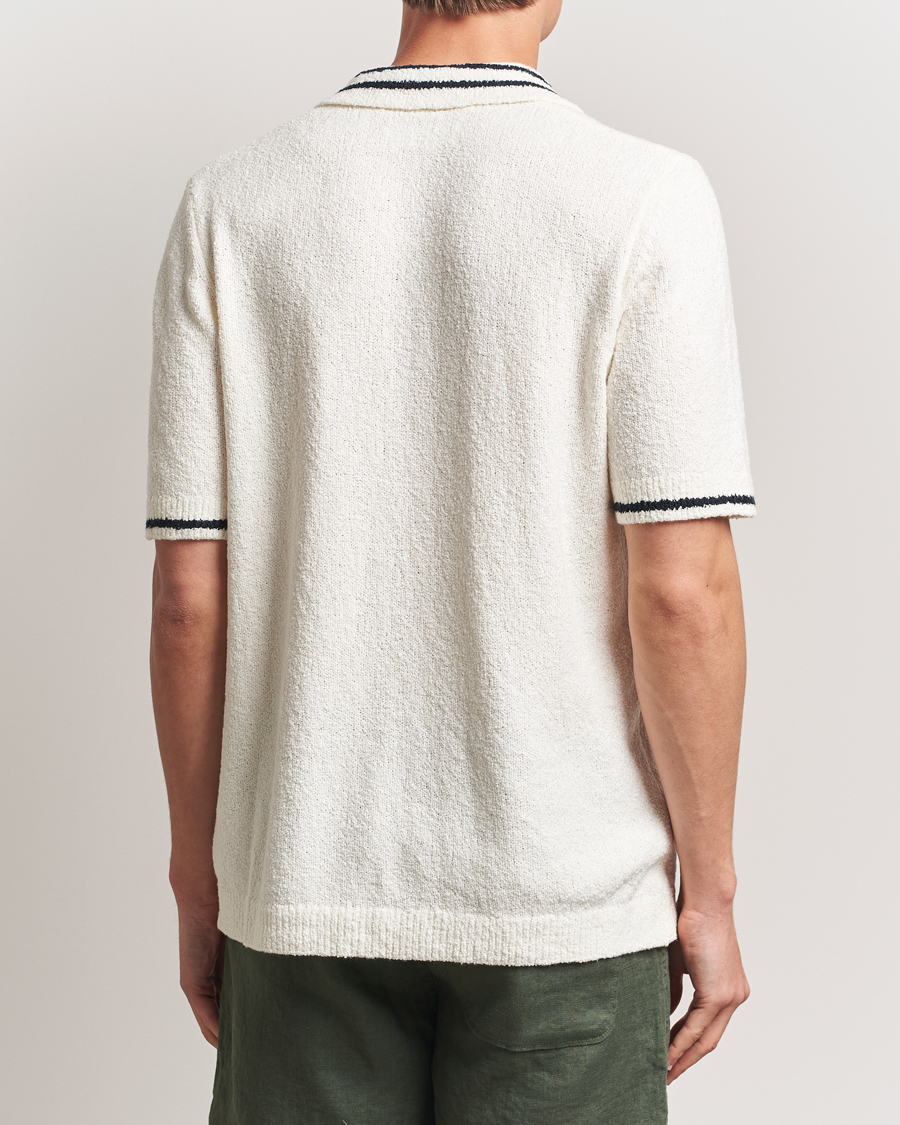 Heren | Polo's | Samsøe Samsøe | Pedro Tipped Knitted Polo Clear Cream