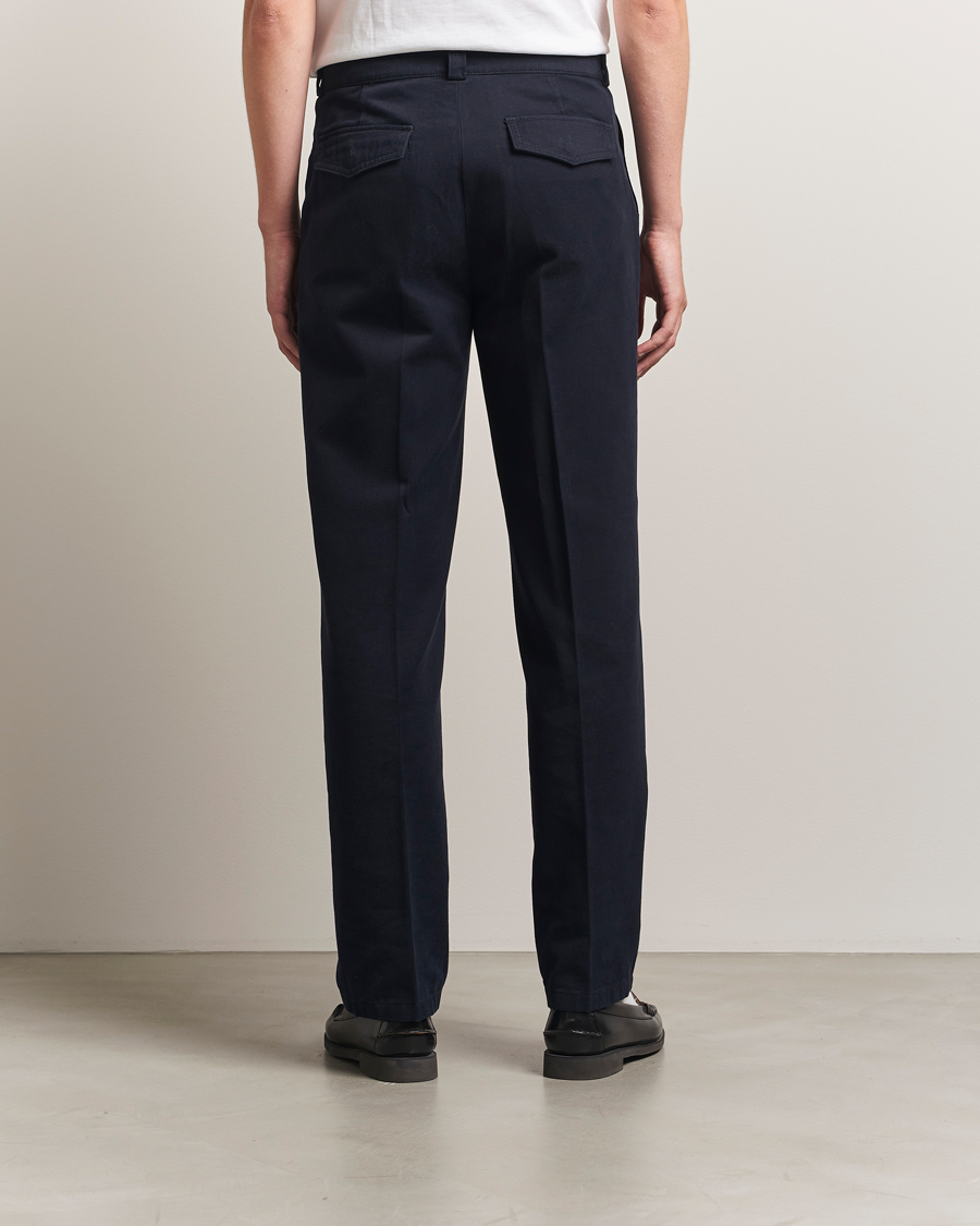Heren | Broeken | Filippa K | Cotton Chino Trousers Navy