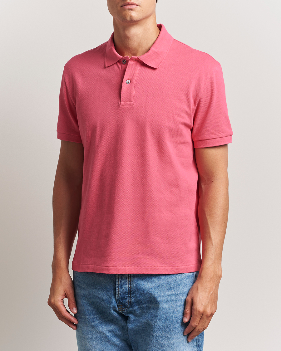 Heren | Polo's | Oscar Jacobson | Alex Cotton Polo Cinfandel Red