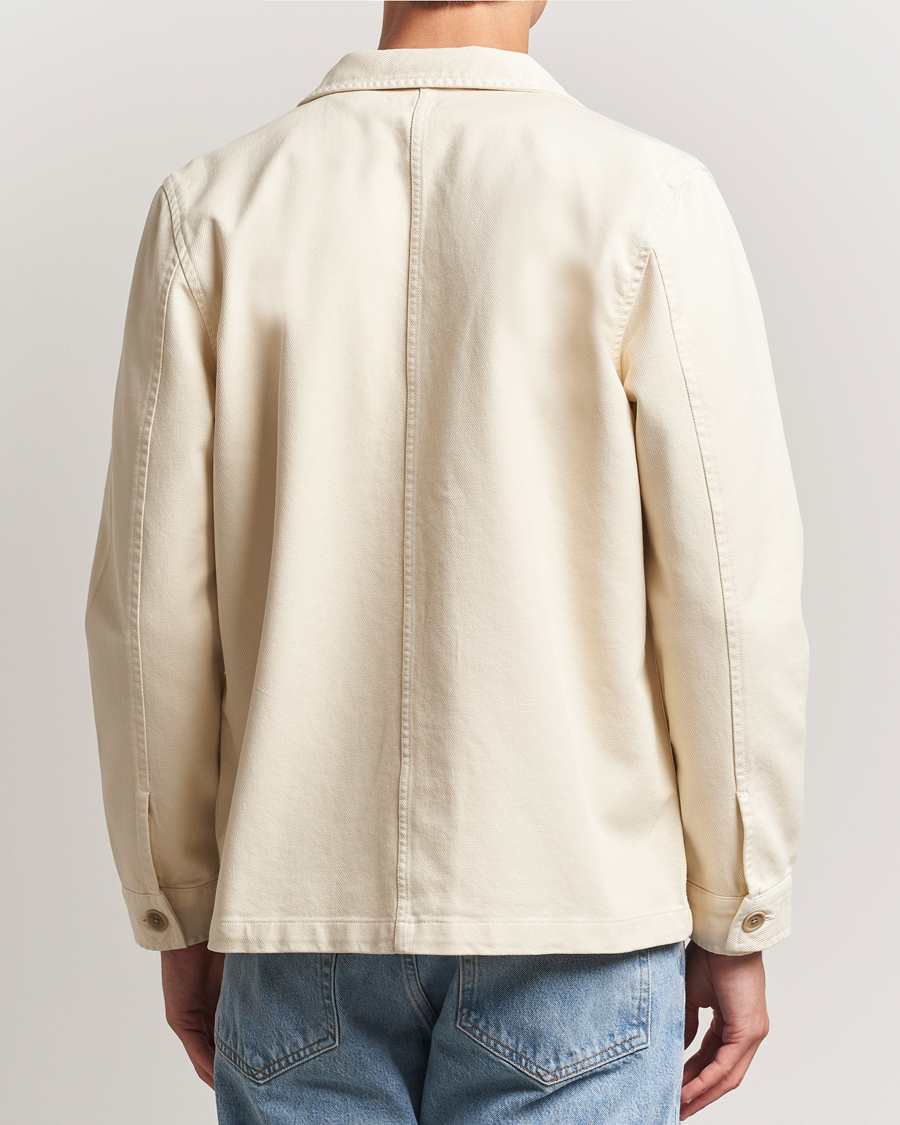 Heren | Overhemden | Nudie Jeans | Barney Worker Overshirt Ivory
