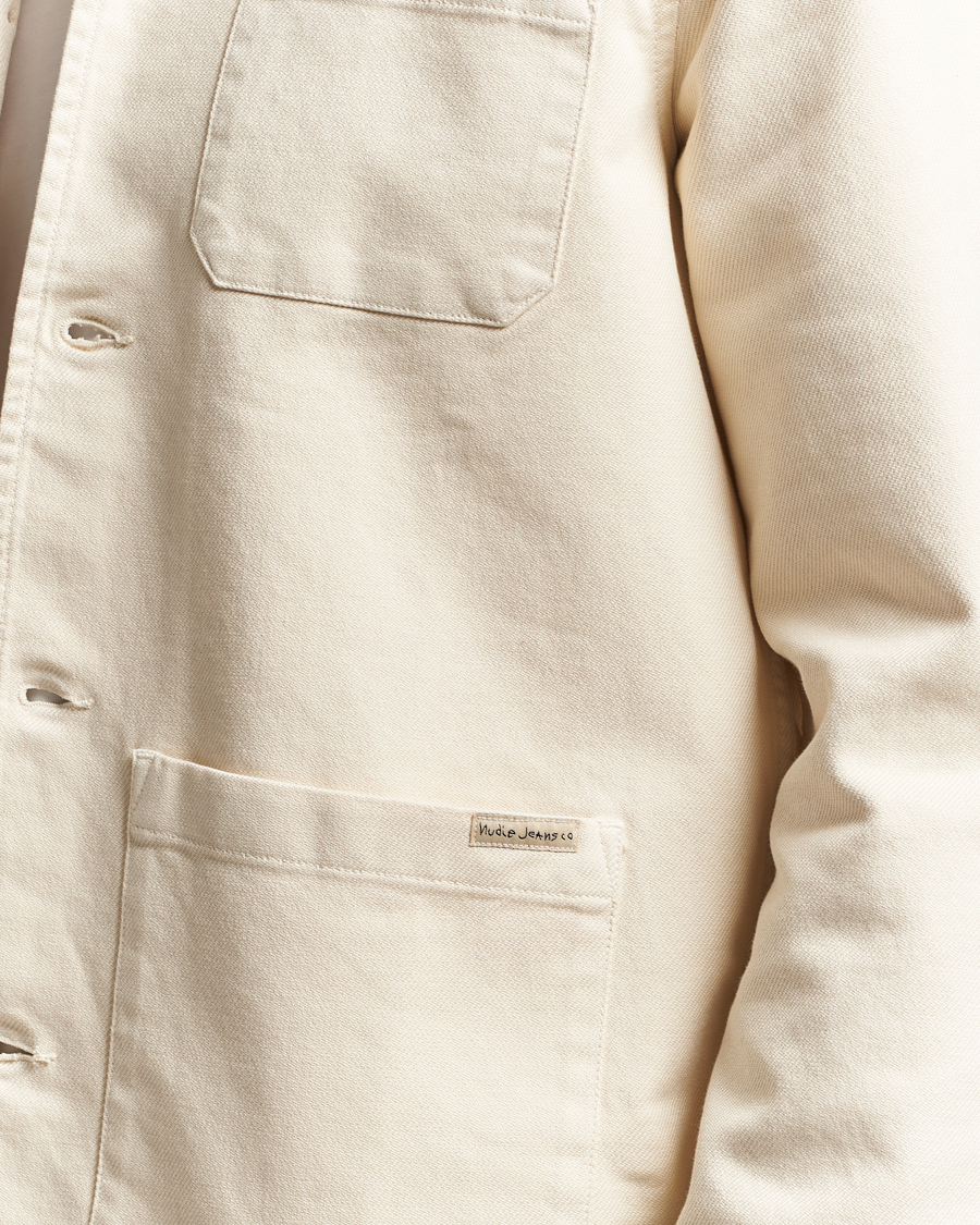 Heren | Overhemden | Nudie Jeans | Barney Worker Overshirt Ivory