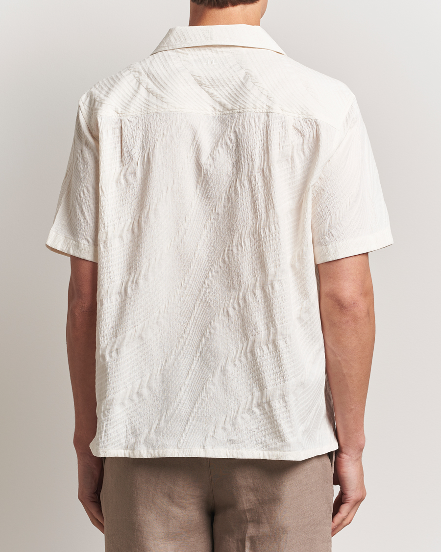 Heren | Overhemden | J.Lindeberg | Donso Stretch Texture Shirt Moonbeam