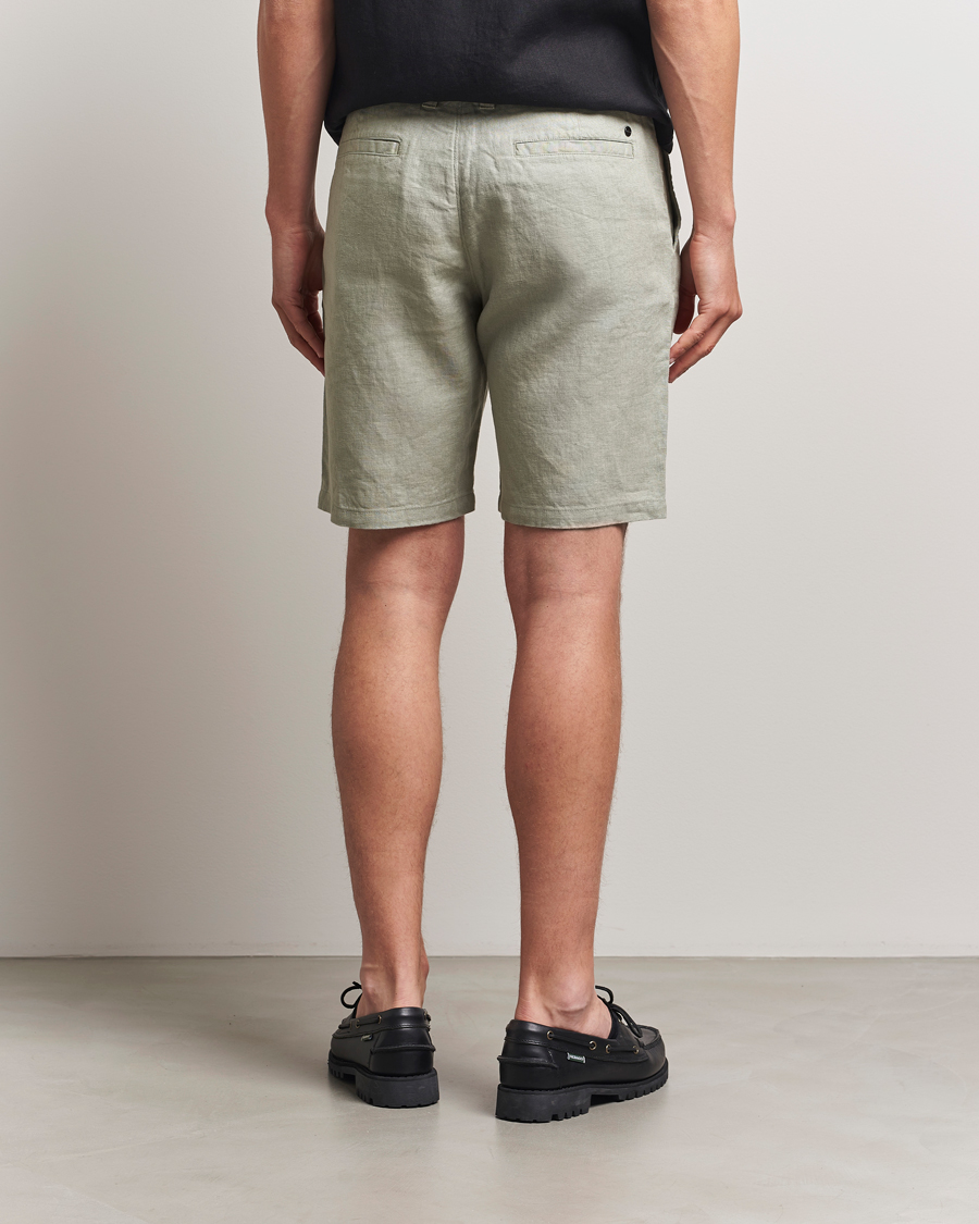 Heren | Korte broek | NN07 | Crown Linen Shorts Sage Green