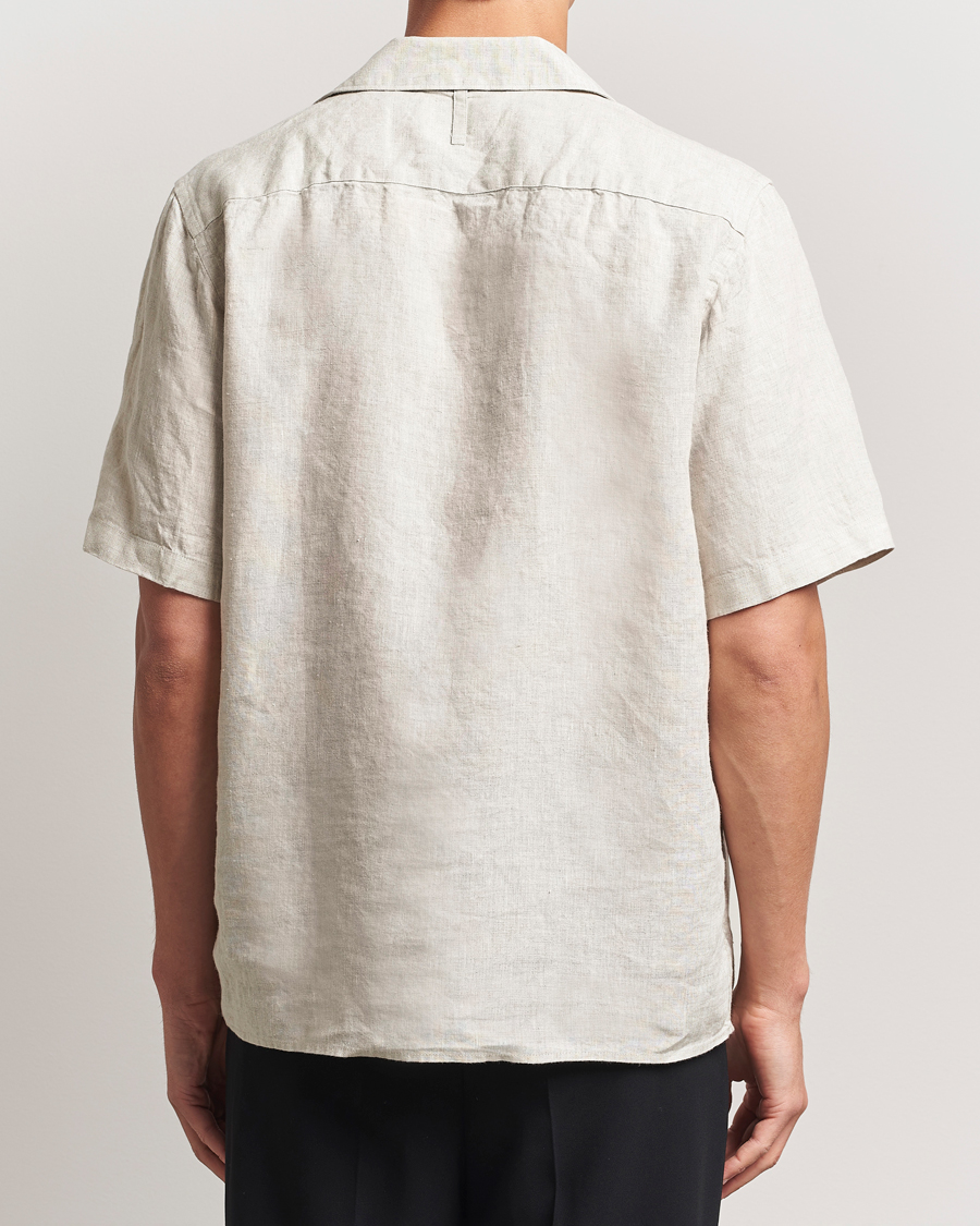 Heren | Overhemden | NN07 | Julio Linen Resort Shirt Oat