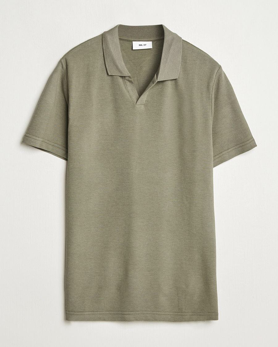 Heren | Polo's | NN07 | Paul Cotton/Lyocell Polo Capers Green