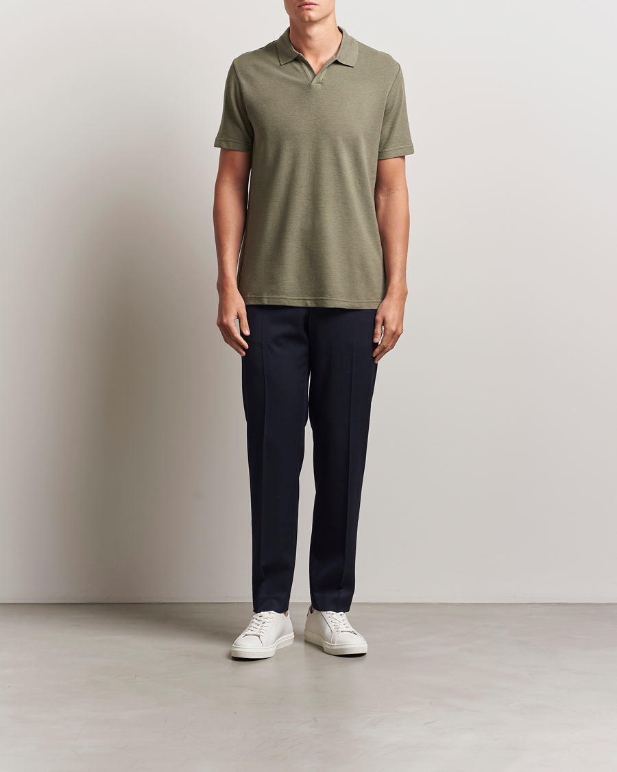 Heren | Polo's | NN07 | Paul Cotton/Lyocell Polo Capers Green