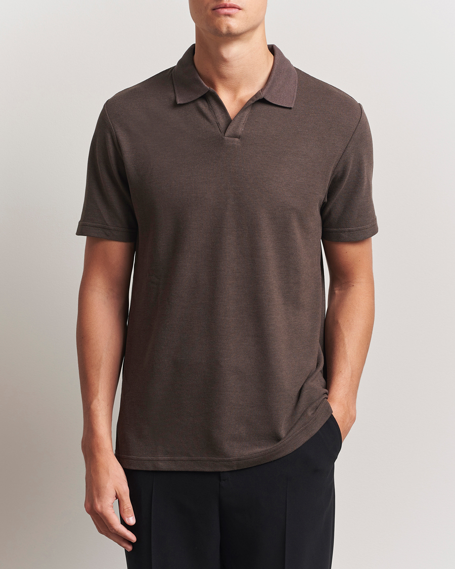 Heren | Polo's | NN07 | Paul Cotton/Lyocell Polo Coffee