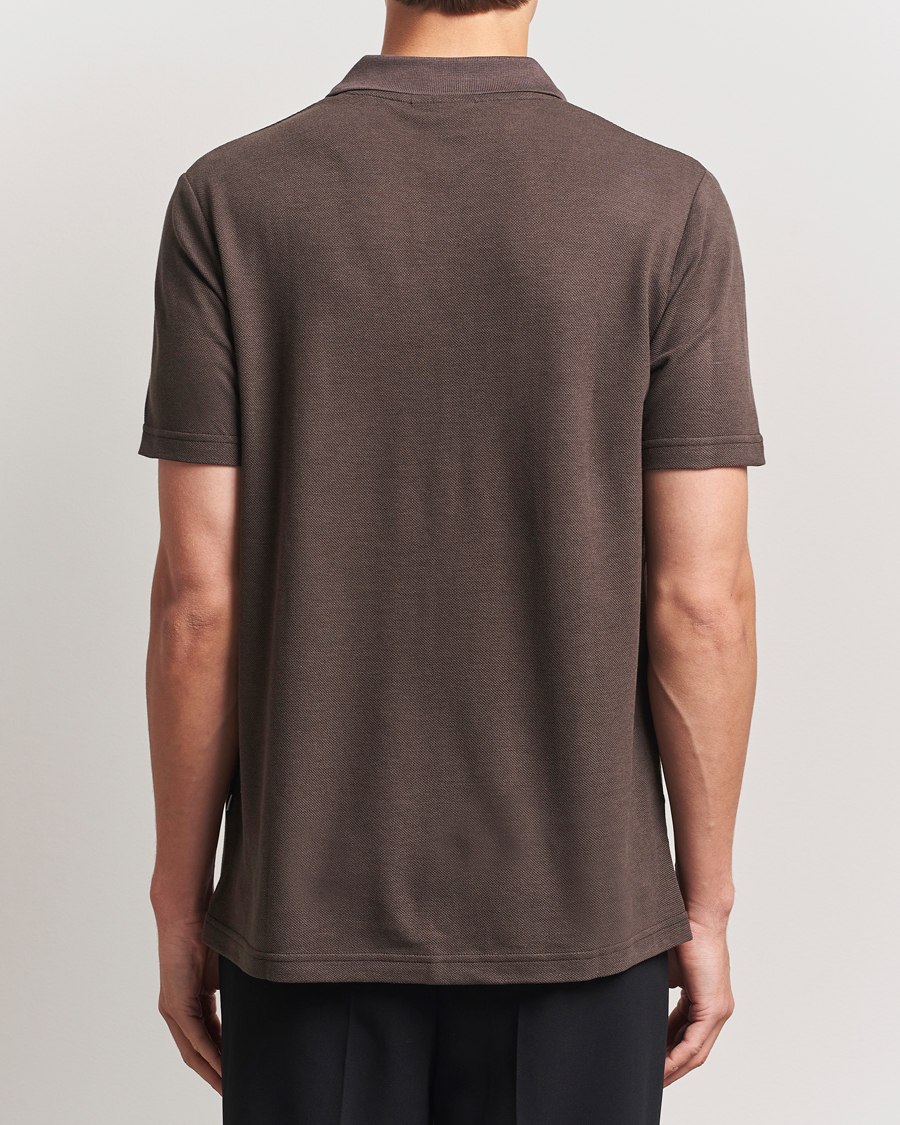 Heren | Polo's | NN07 | Paul Cotton/Lyocell Polo Coffee