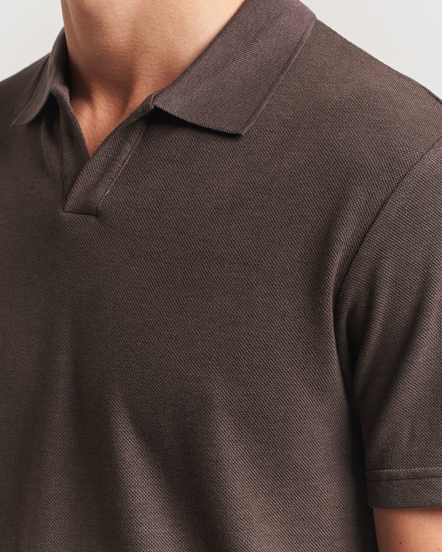 Heren | Polo's | NN07 | Paul Cotton/Lyocell Polo Coffee
