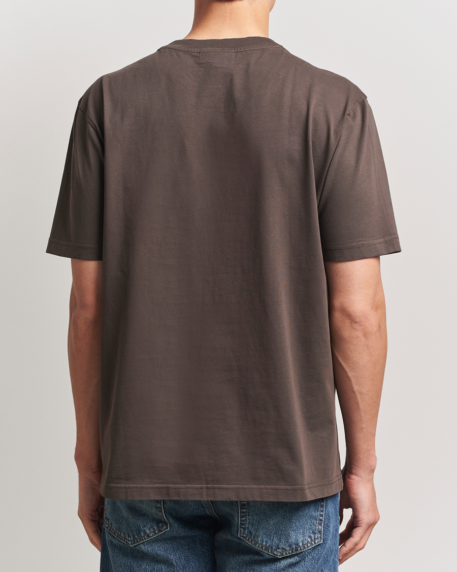 Heren | T-shirts | NN07 | Adam Logo Crew Neck T-Shirt Coffee