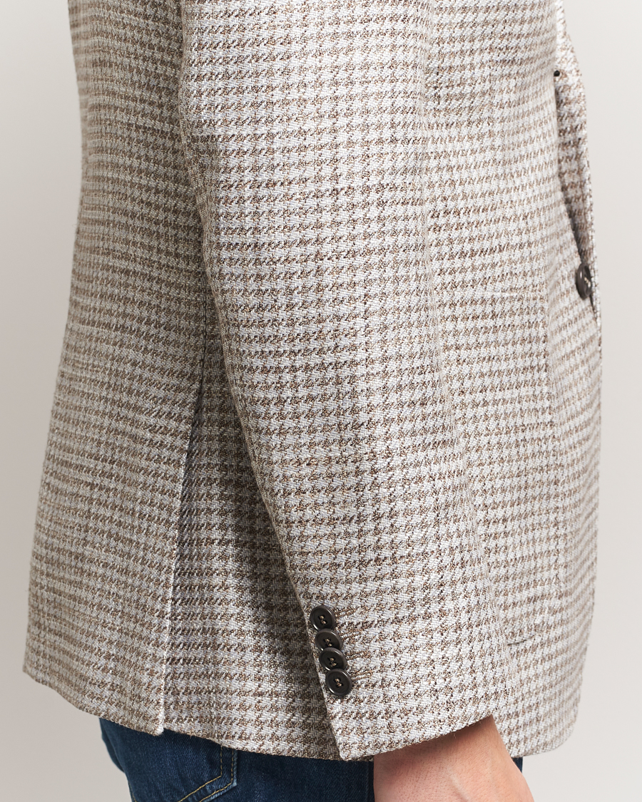 Heren | Blazers | Tiger of Sweden | Justin Viscose/Linen Pepita Blazer Tehina