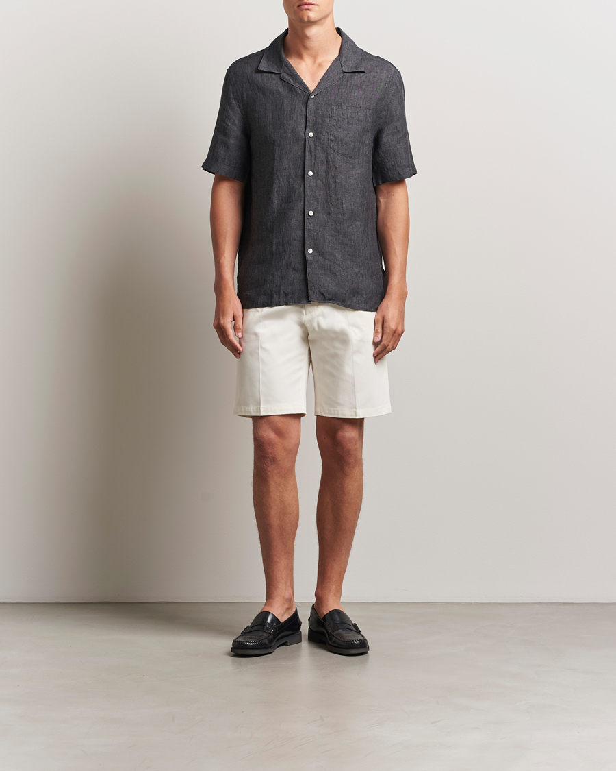 Heren | Korte broek | Tiger of Sweden | Tenut Cotton Shorts Soft White