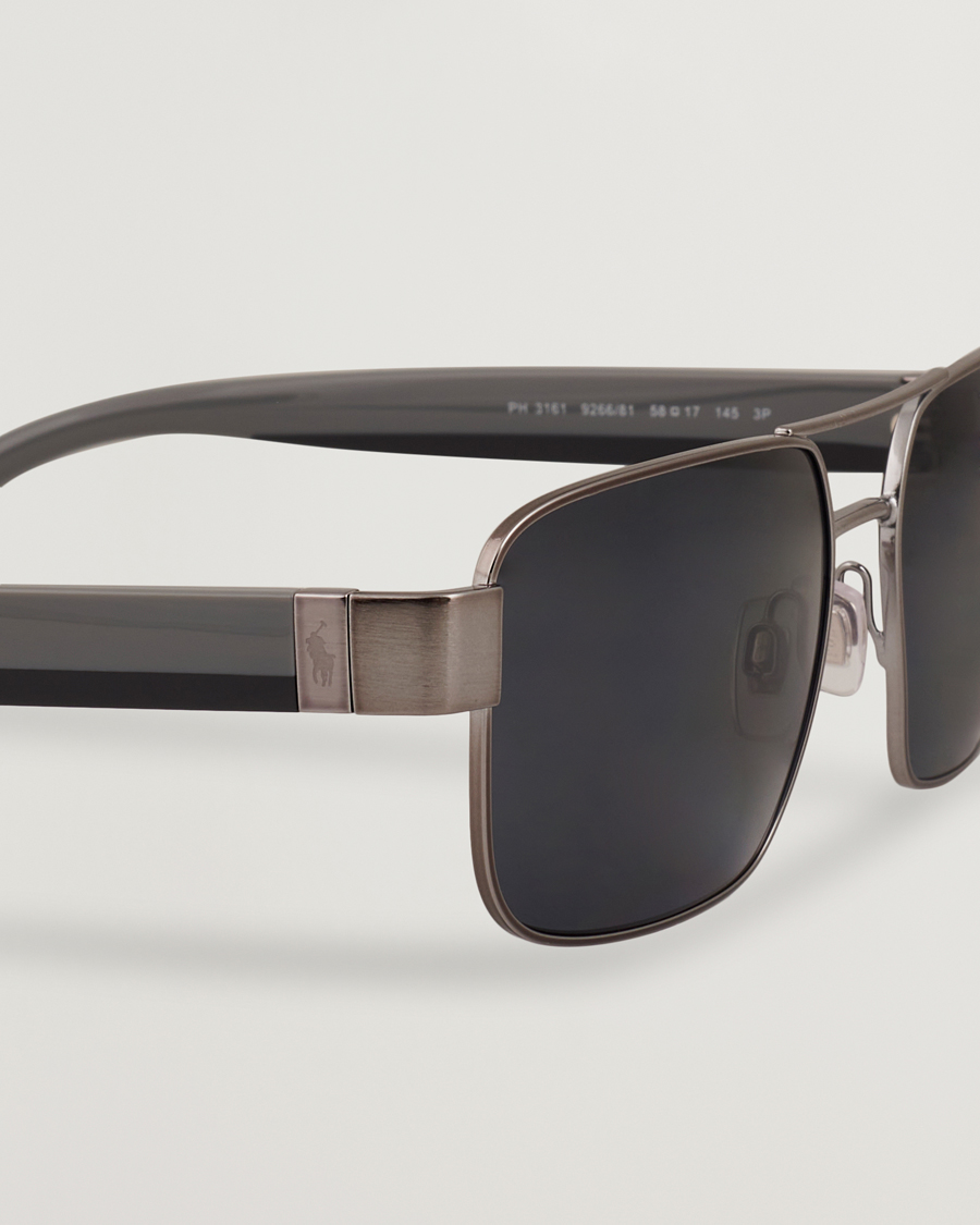 Heren | Zonnebrillen | Polo Ralph Lauren | 0PH3161 Polarized Sunglasses Brushed Gunmetal
