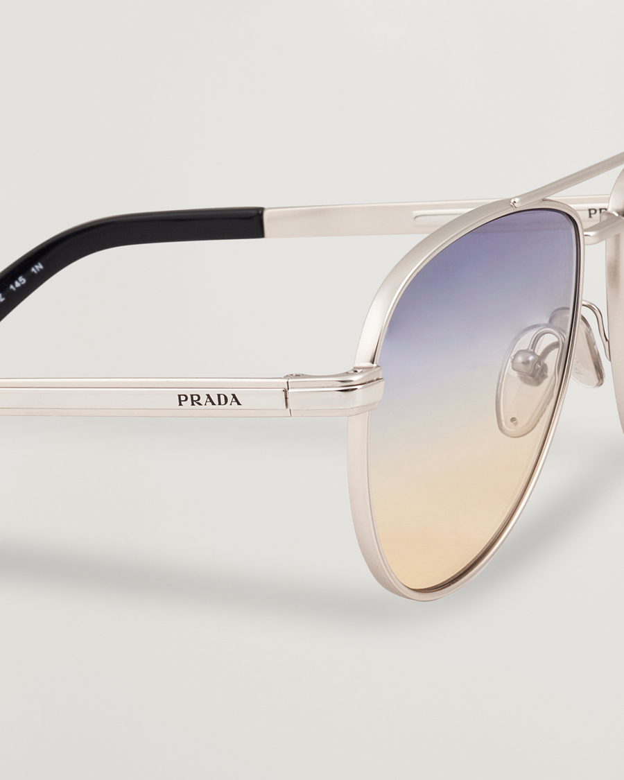 Heren | Zonnebrillen | Prada Eyewear | Prada 0PR A54S Sunglasses Silver