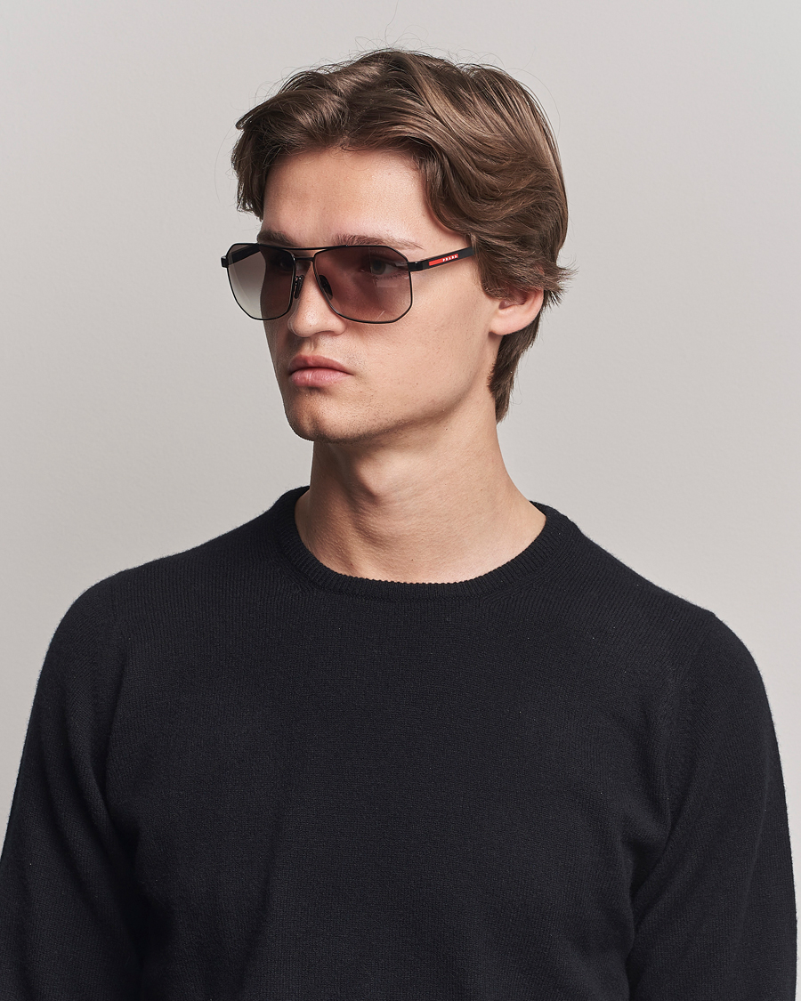 Heren | Zonnebrillen | Prada Linea Rossa | 0PS A53S Sunglasses Black