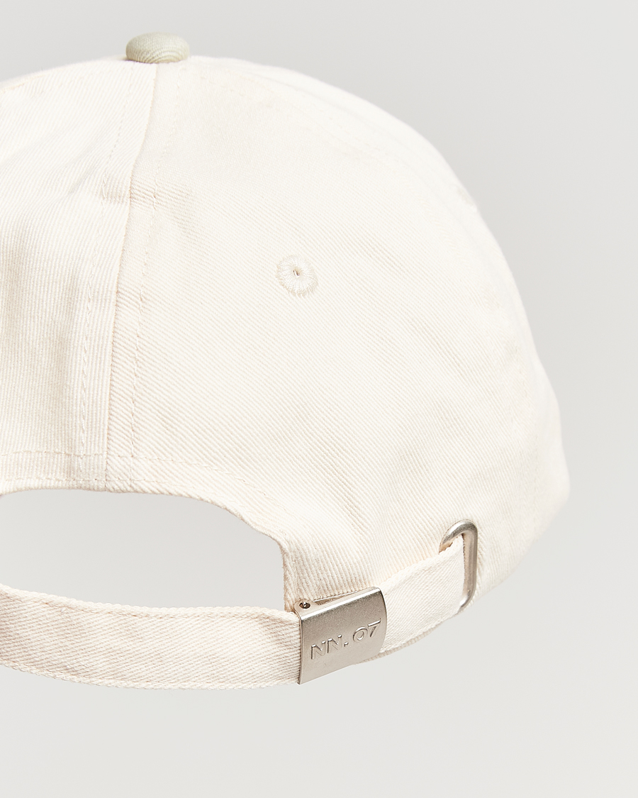 Heren | Hoeden en petten | NN07 | Logo Cap Sage Green/Off White