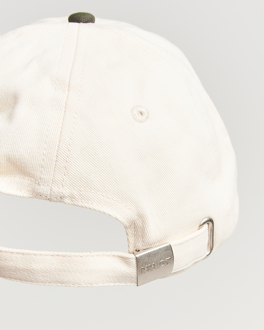 Heren | Hoeden en petten | NN07 | Logo Cap Croc Green/Off White