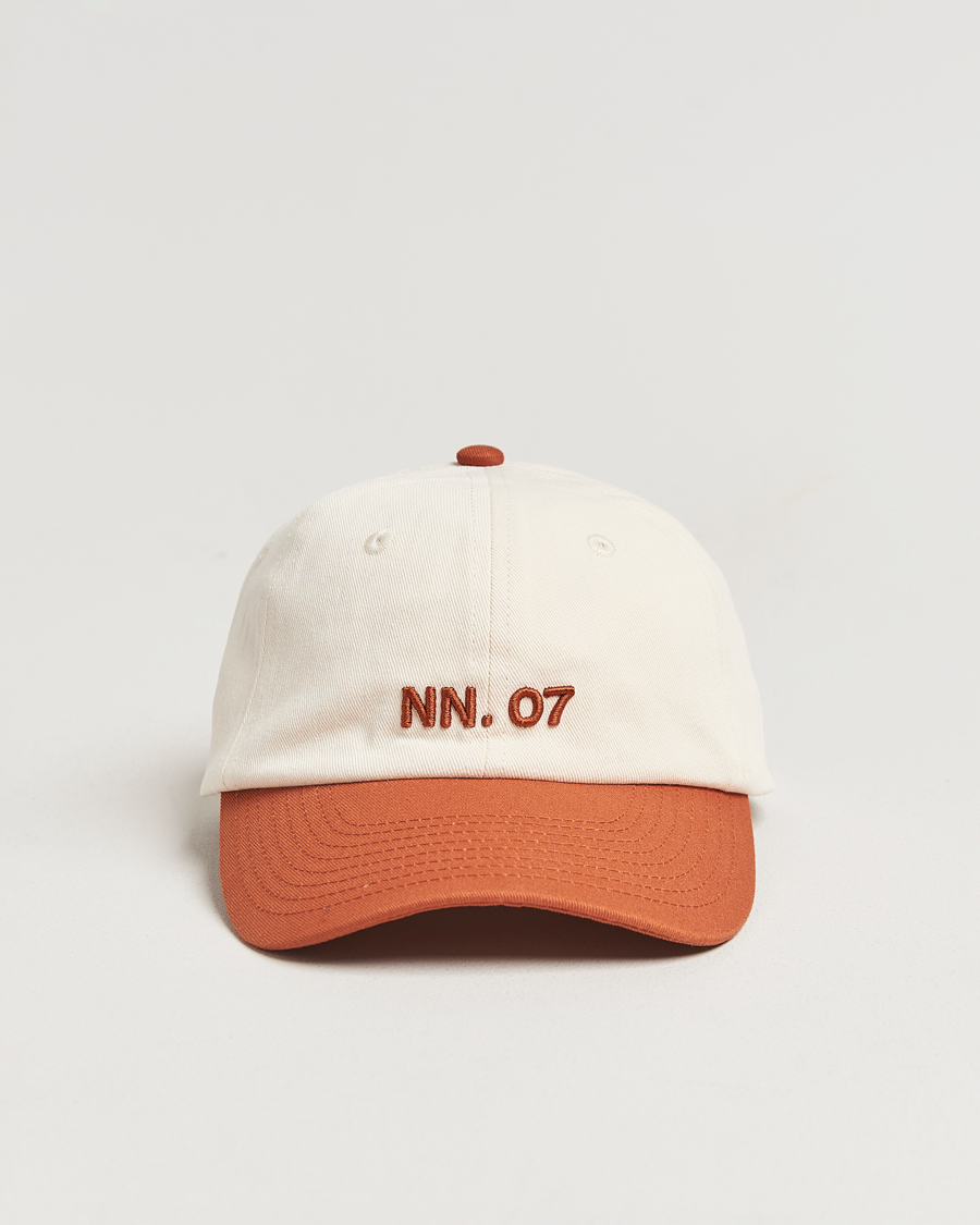 Heren | Hoeden en petten | NN07 | Logo Cap Caramel/Off White