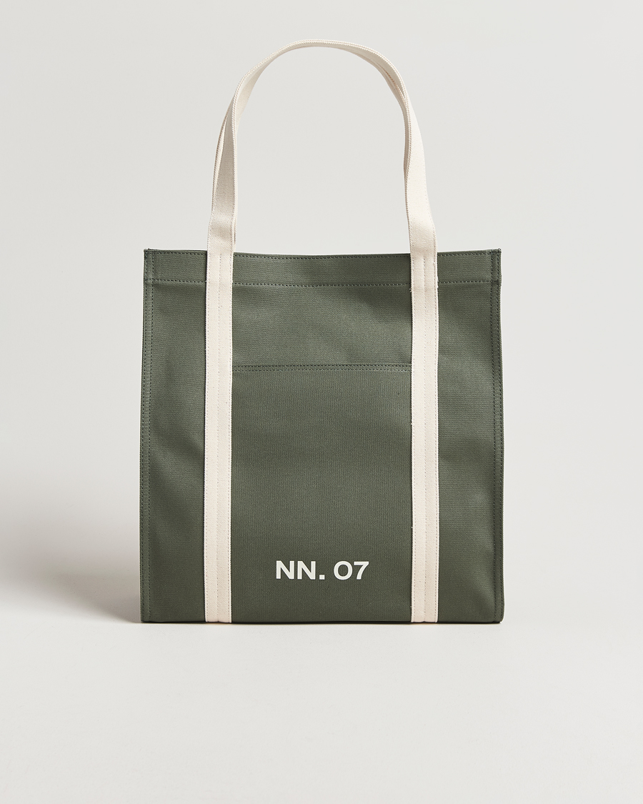 Heren | Tassen | NN07 | Tote Bag Croc Green