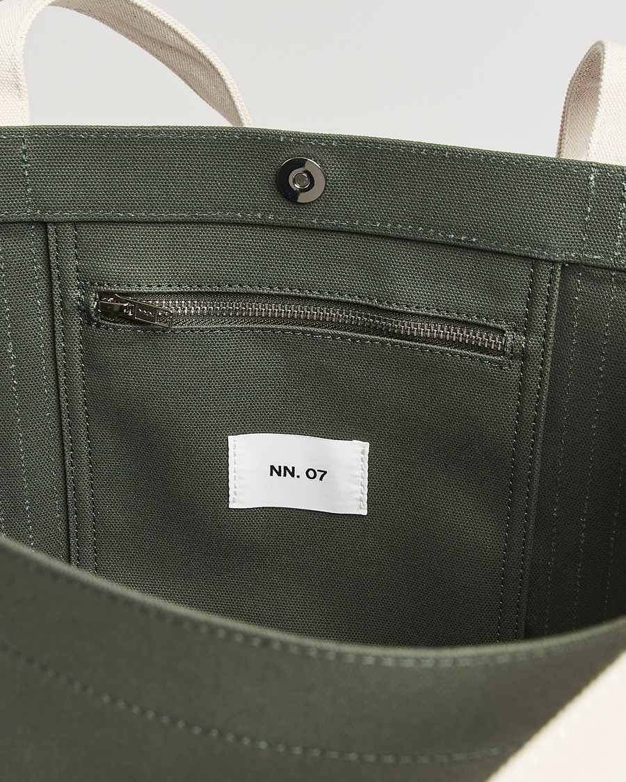 Heren | Tassen | NN07 | Tote Bag Croc Green