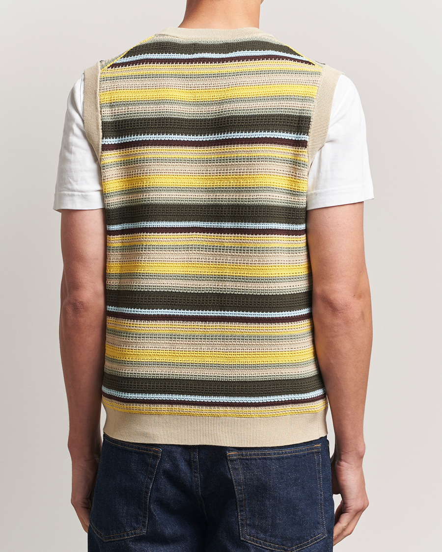 Heren | Truien | NN07 | Huxley Knitted Striped Vest Multi