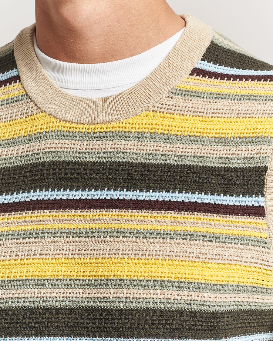 Heren | Truien | NN07 | Huxley Knitted Striped Vest Multi