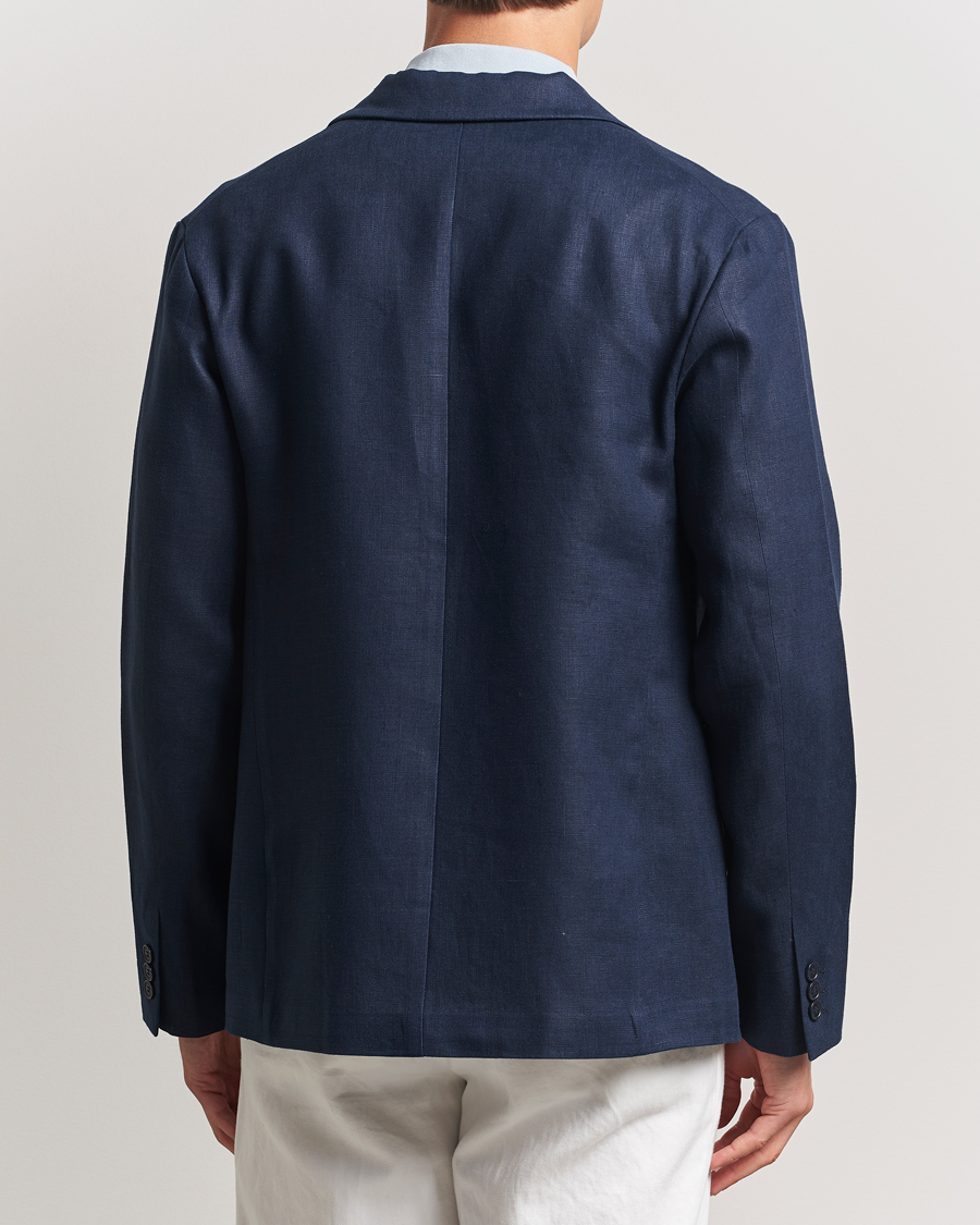 Heren | Blazers | NN07 | Timo Linen Blazer Navy Blue