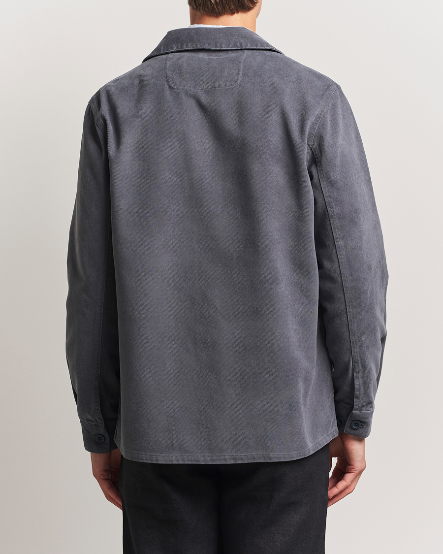 Heren | Jassen | A Day's March | Algot Lyocell Overshirt Iron