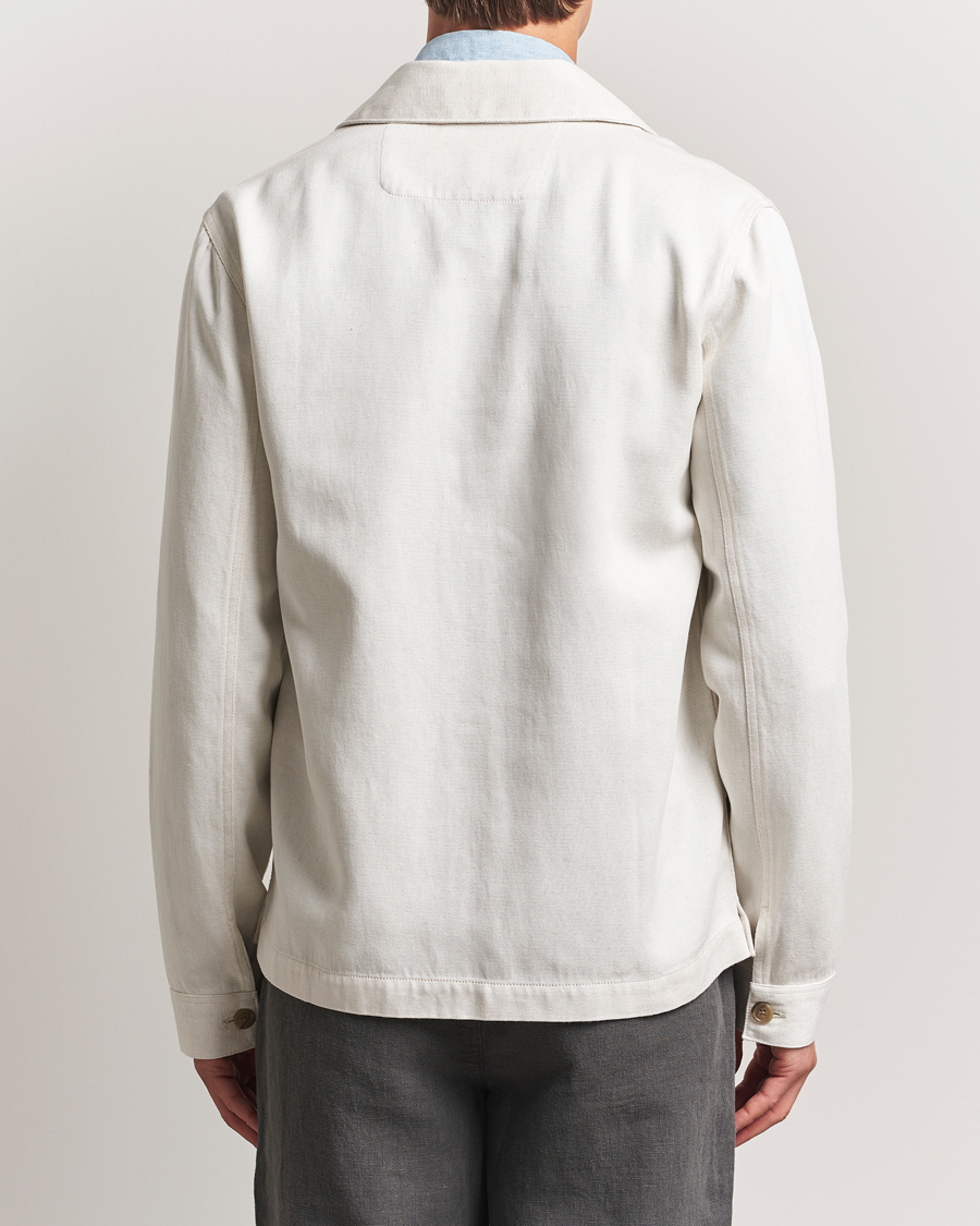 Heren | Jassen | A Day's March | Imola Hemp Overshirt Ecru