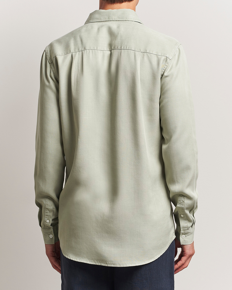 Heren | Overhemden | A Day's March | Daintree Lyocell Shirt Seagrass