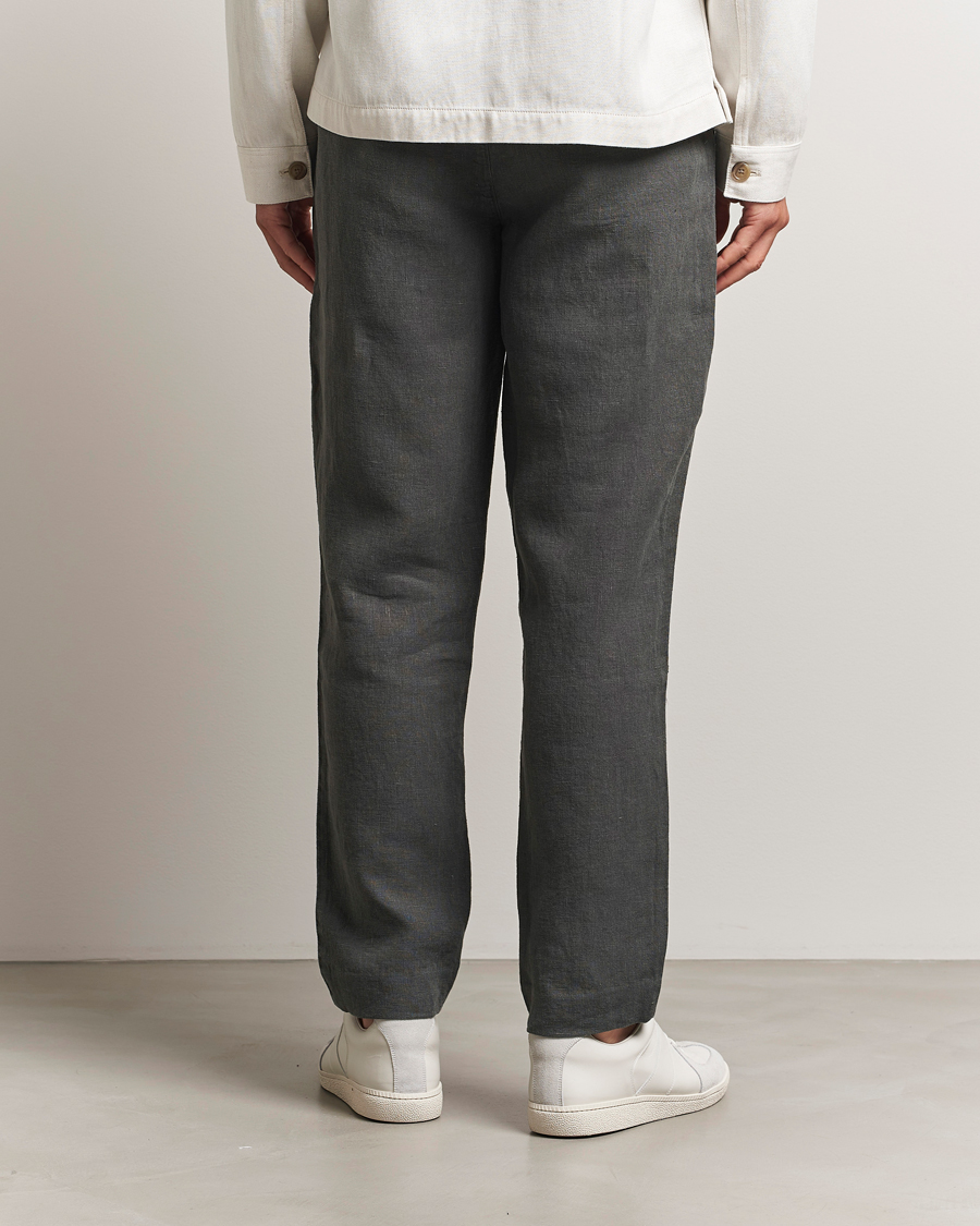 Heren | Broeken | A Day's March | Madu Linen Trousers Olive