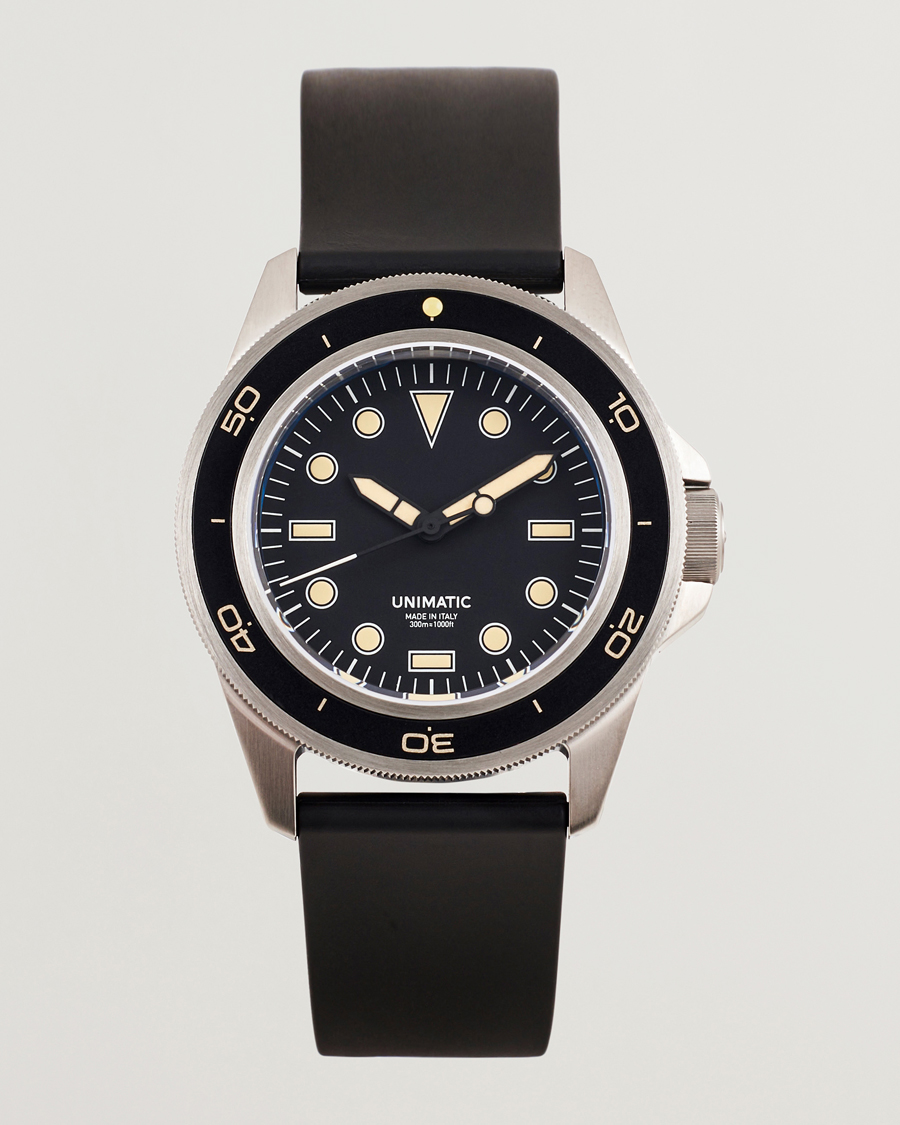 Heren | UNIMATIC U1 Heritage Diver Black | UNIMATIC | U1 Heritage Diver Black