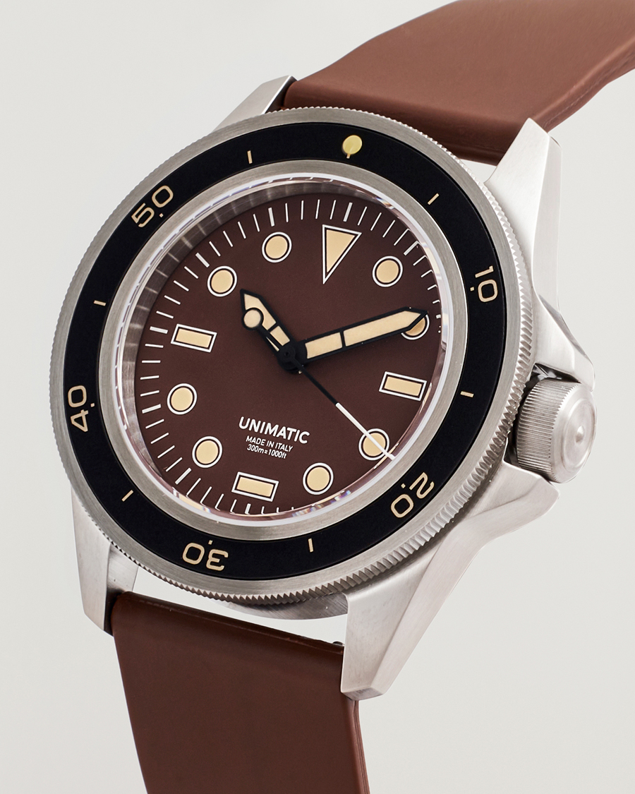 Heren | UNIMATIC U1 Heritage Diver Dark Brown | UNIMATIC | U1 Heritage Diver Dark Brown