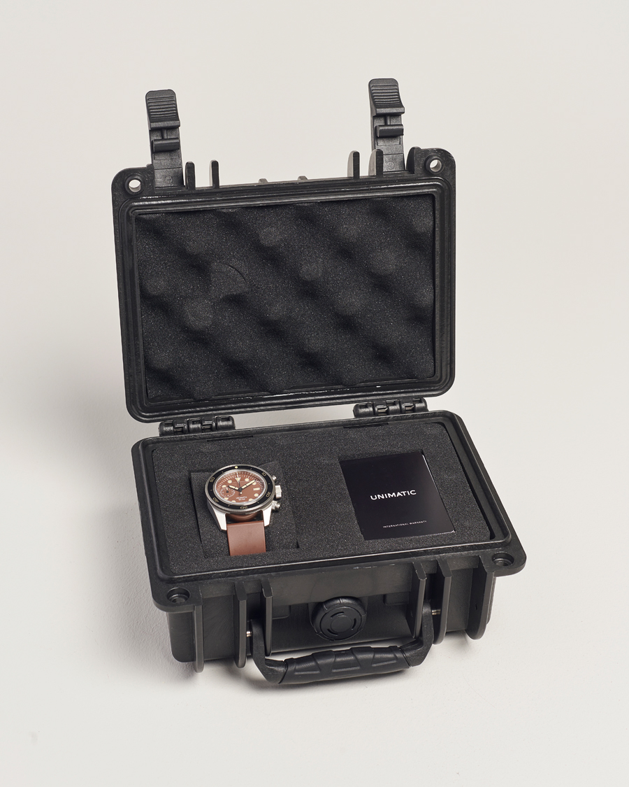 Heren | UNIMATIC U3 Heritage Chronograph Diver Dark Brown | UNIMATIC | U3 Heritage Chronograph Diver Dark Brown